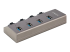 5G4AIBS-USB-HUB-EU - StarTech.com 4-Port Self-Powered USB-C Hub with Individual On/Off Switches, USB 3.0 5Gbps Expansion Hub w/Power Supply, Desktop/Laptop USB-C to USB-A Hub, 4x BC 1.2 (1.5A), USB Type C Hub - Back