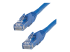 N6PATCH75BL - StarTech.com 75ft CAT6 Ethernet Cable, 10 Gigabit Snagless RJ45 650MHz 100W PoE Patch Cord, CAT 6 10GbE UTP Network Cable w/Strain Relief, Blue, Fluke Tested/Wiring is UL Certified/TIA - Right-angle