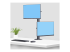 H2MPV-MONITOR-MOUNT - StarTech.com Desk Mount For 2x Vertically Stacked Monitors, Dual 49", TAA - Right-angle