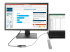 CDP2DVIEC - StarTech.com USB C to DVI Adapter, 1920x1200p, USB-C to DVI-D Adapter, USB Type C to DVI Monitor, Video Converter, Thunderbolt 3 Compatible, USB-C to DVI Dongle, 12" Long Attached Cable - Front