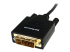 MDP2DVIMM6 - StarTech.com 6 ft Mini DisplayPort to DVI Cable - Close up