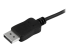 CDP2DPMM6B - StarTech.com 6ft/1.8m USB C to DisplayPort 1.2 Cable 4K 60Hz, USB-C to DisplayPort Adapter Cable HBR2, USB Type-C DP Alt Mode to DP Monitor Video Cable, Works with Thunderbolt 3, Black - Close up