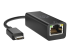 4Z534AA - HP USB-C to RJ45 Adapter G2 - Left-angle