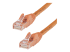 N6PATCH75OR - StarTech.com 75ft CAT6 Ethernet Cable, 10 Gigabit Snagless RJ45 650MHz 100W PoE Patch Cord, CAT 6 10GbE UTP Network Cable w/Strain Relief, Orange, Fluke Tested/Wiring is UL Certified/TIA - Right-angle