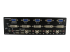 SV431DDVDUA - StarTech.com 4 Port DVI VGA Dual Monitor KVM Switch USB with Audio and USB 2.0 Hub (SV431DDVDUA) - Back