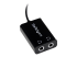 MUY1MFFADP - StarTech.com Black Slim Mini Jack Headphone Splitter Cable Adapter - Close up