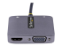 122-USBC-HDMI-4K-VGA - StarTech.com USB C Video Adapter, USB C to HDMI VGA Multiport Adapter w/ 3.5mm Audio Output, 4K 60Hz, HDR, 100W PD 3.0, USB C Monitor Adapter for Laptop, Thunderbolt 3/4 Compatible - Close up
