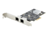 PR22GI-NETWORK-CARD - StarTech.com 2-Port 2.5Gbps NBASE-T PCIe Network Card, Intel I225-V, Dual-Port Computer Network Card, Multi-Gigabit NIC, PCI Express Server LAN Card, Desktop Ethernet Interface - Left-angle