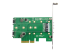 PEXM2SAT32N1 - StarTech.com 3-port M.2 SSD (NGFF) Adapter Card - Bottom