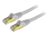 C6ASPAT20GR - StarTech.com 20ft CAT6A Ethernet Cable, 10 Gigabit Shielded Snagless RJ45 100W PoE Patch Cord, CAT 6A 10GbE STP Network Cable w/Strain Relief, Gray, Fluke Tested/UL Certified Wiring/TIA - Right-angle