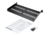 CABSHELFV1U - StarTech.com 1U Vented Server Rack Cabinet Shelf, 10in Deep Fixed Cantilever Tray, Rackmount Shelf for 19" AV/Data/Network Equipment Enclosure with Cage Nuts & Screws, 44lbs Weight Cap. - Right-angle