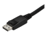 CDP2DPMM1MB - StarTech.com 3ft/1m USB C to DisplayPort 1.2 Cable 4K 60Hz, USB-C to DisplayPort Adapter Cable HBR2, USB Type-C DP Alt Mode to DP Monitor Video Cable, Compatible with Thunderbolt 3, Black - Close up