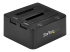 SDOCK2U33 - StarTech.com Dual-Bay USB 3.0 to SATA Hard Drive Docking Station, USB Hard Drive Dock, External 2.53.5 SATA IIIIII, SSDHDD Docking Station, Hot-Swap Hard Drive Bay - Left-angle