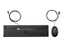 9SR36AA#ABD - HP Desktop 320MK - Keyboard and mouse set - Back