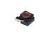18445 - DYMO IND - Vinyl - black on white - Right-angle