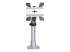 ARMPIVOTB2 - StarTech.com Desk Mount Monitor Arm, VESA or Apple iMac/Thunderbolt Display up to 14kg, Articulating Height Adjustable Single Desktop Monitor Pole Mount, Desk Clamp or Grommet, Silver - Front