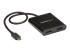 MSTCDP122HD - StarTech.com 2-Port Multi Monitor Adapter, USB-C to 2x HDMI Video Splitter, USB Type-C DP Alt Mode to HDMI MST Hub, Dual 4K 30Hz or 1080p 60Hz, Compatible with Thunderbolt 3, Windows Only - Left-angle