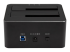 SDOCK2U33 - StarTech.com Dual-Bay USB 3.0 to SATA Hard Drive Docking Station, USB Hard Drive Dock, External 2.53.5 SATA IIIIII, SSDHDD Docking Station, Hot-Swap Hard Drive Bay - Back