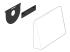 939-001817 - Logitech Tap Wall Mount - Left-angle