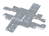 AIR-AP-T-RAIL-F= - Cisco Ceiling Grid Clip: Flush - Left-angle