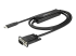 CDP2VGAMM1MB - StarTech.com 3ft (1m) USB C to VGA Cable, 1920x1200/1080p USB Type C to VGA Video Active Adapter Cable, Thunderbolt 3 Compatible, Laptop to VGA Monitor/Projector, DP Alt Mode HBR2 Cable - Right-angle