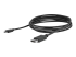 CDP2DPMM6B - StarTech.com 6ft/1.8m USB C to DisplayPort 1.2 Cable 4K 60Hz, USB-C to DisplayPort Adapter Cable HBR2, USB Type-C DP Alt Mode to DP Monitor Video Cable, Works with Thunderbolt 3, Black - Right-angle