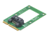 MSAT2SAT3 - StarTech.com mSATA to SATA HDD / SSD Adapter - Left-angle