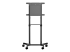 MBLTVSTNDEC - StarTech.com Mobile TV Cart, Portable Rolling TV Stand for 37-70" VESA Display (154lb/70kg), with Shelf & Storage Compartment, Rotate/Tilt Display, Universal TV Mount on Casters/Wheels - Back